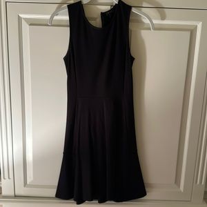 Theory black sleeveless dress